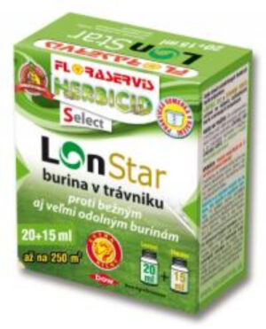 Lonstar 20+15ml - na 2-klíčnolistové buriny v trávniku na 250m2, Floraservis