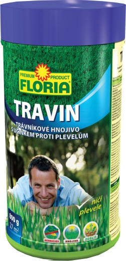 Travín 0,8 kg Floria - trávnikové hnojivo s herbicídom v jednom, na 27m2
