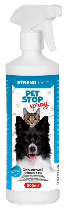 Odpudzovač PET STOP 500ml rozprašovač, prírodný na psy a mačky