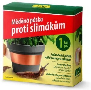 Medená páska proti slimákom 4mx2,5cm samolepiaca bariéra na kvetináče