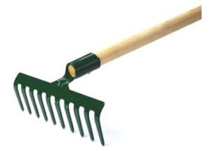 Hrable 10-zubé 302/1600 valcovitá tulej, s násadou 160cm