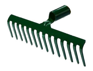 Hrable 14-zubé 304 s valcovitou tulejou bez násady