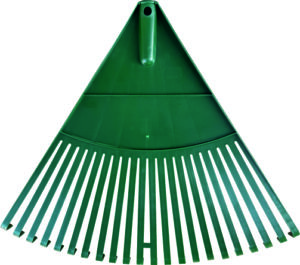 Hrable švédske na lístie - vejár, plastové bez násady