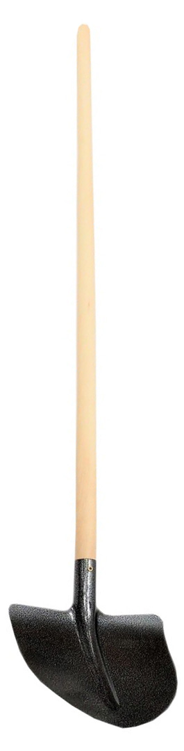 Lopata oceľová špicatá silná KomaXit s násadou