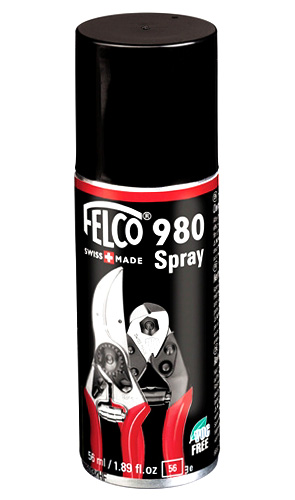 Olej v spray FELCO 980 - čistenie záhradného náradia