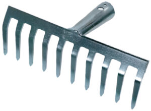 Hrable 20cm 8 zubov pozinkované Conmetall