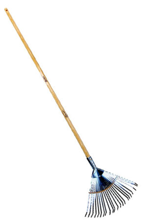 Hrable 50cm nastaviteľné, na lístie pozinkované,  s násadou Conmetall