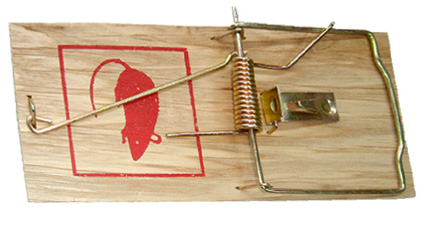 Drevená pasca na potkany B46600 Conmetall