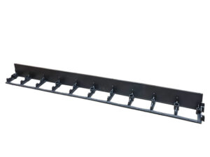 Okraj trávnika- lišta 1m x 8 cm výška, klik systém, čierny plast recyklovaný