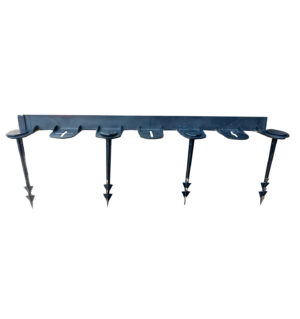 PalisGarden okraj trávnika čierny 1ks 60cm + 4ks klince Geopeg
