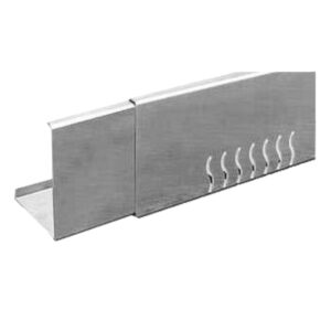 Okrajový profil 2000mm L 120/80mm výška, hliník