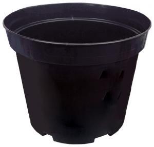 Kvetináč (kontainer) čierny plast priemer 31cm 12 L objem