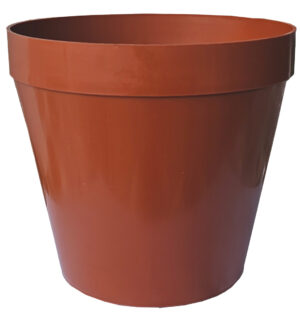 Kvetináč 12 cm tehlový plastový Besop