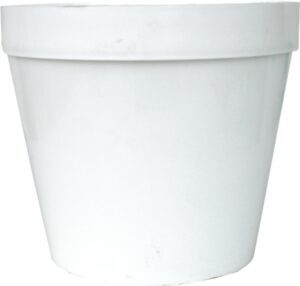Kvetináč 26 cm biely plastový Besop