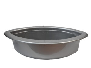 Misa lodička 24cm strieborná aranžovacia plastová