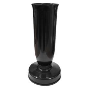 Váza čierna so záťažou 26cm Besop