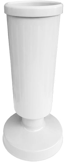 Váza biela so záťažou 30cm Besop