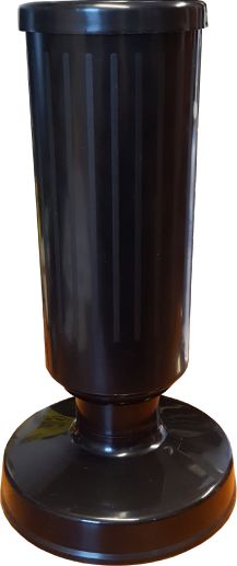 Váza čierna so záťažou 30cm Besop