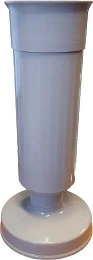 Váza šedá so záťažou 35cm Besop