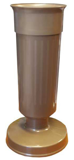 Váza zlatá plastová so záťažou 35cm Besop