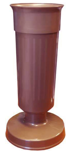Váza plast medená so záťažou 35cm Besop