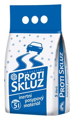 Proti sklz posypový materiál 5L, inertný materiál, neškodí prírode