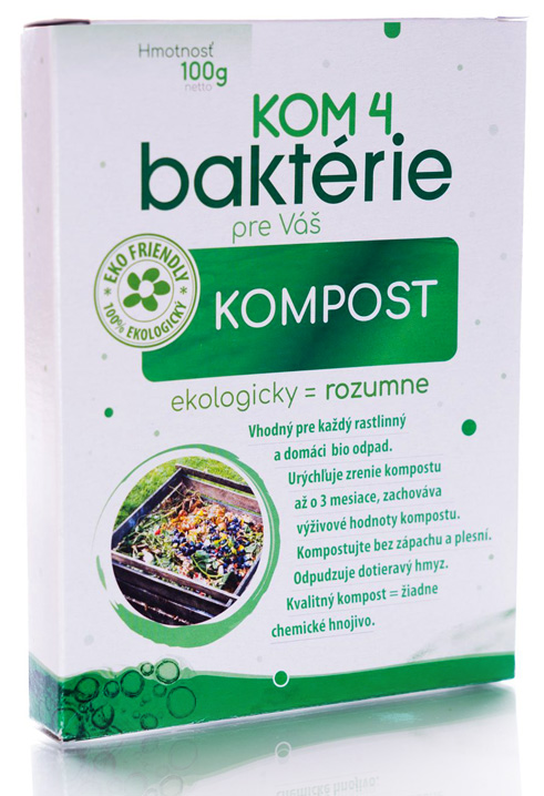 KOM 4. baktérie pre váš kompost, 100g
