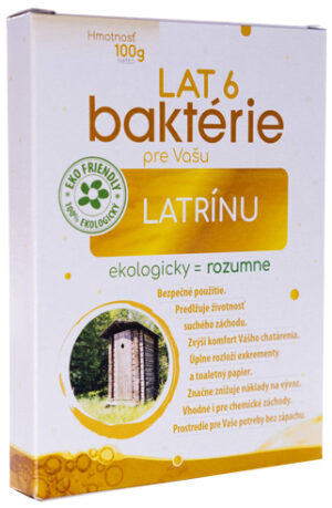 LAT 6. baktérie pre vašu latrínu, 100g
