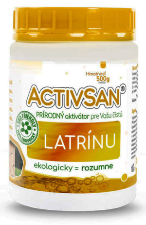 Activsan Latríny (suché WC) Kompostovateľné toalety 500g -  prírodný aktivátor,  baktérie