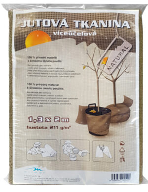 Jutová tkanina prírodná 211gr 1,3x2m