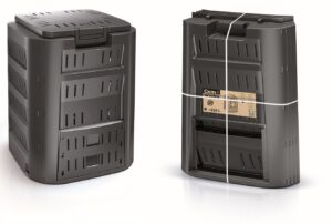 Kompostér 220L Compogreen, čierny plast