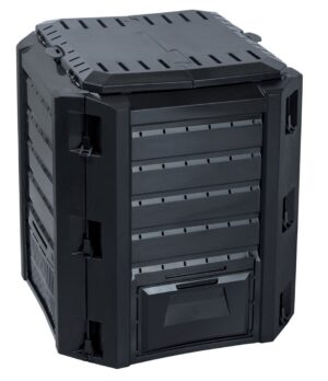 Kompostér 380L Compogreen, čierny plast