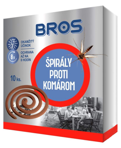 BROS Špirála proti komárom 10ks