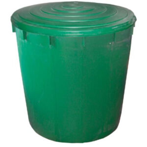 Nádoba / kaďa 210L Ecotank zelená bez veka, výška 72cmx78cm horný priemer