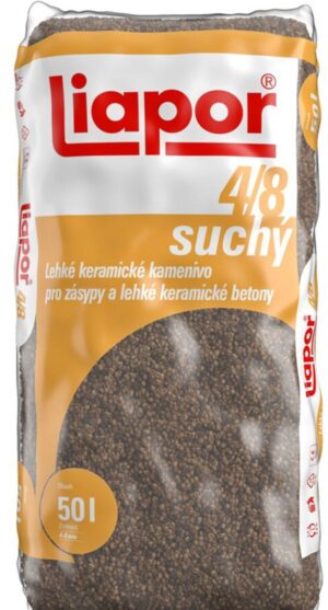 Keramzit Liapor 4-8mm 50 litrov originál