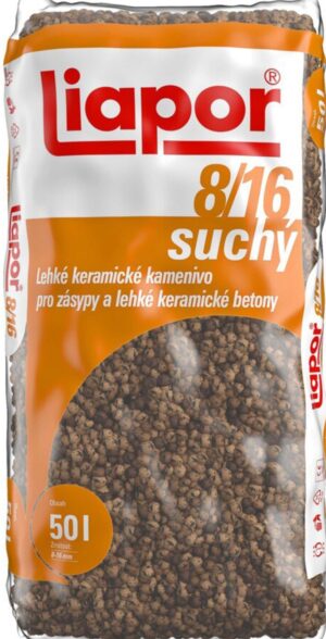 Keramzit Liapor 8-16mm 50 litrov originál