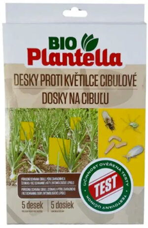 Bio Plantella Lepové dosky do cibule žlté 5ks so stojanmi
