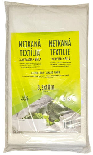 Netkaná textília biela 3,2x10m