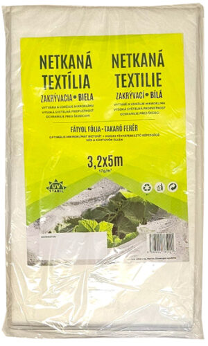 Netkaná textília biela 3,2x5m