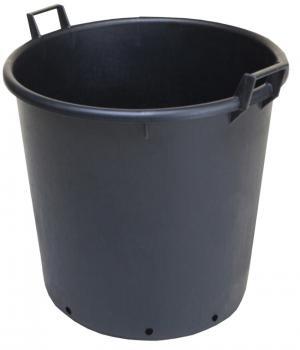 Kvetináč 75 L čierny 2 úchyty 55x47cm, perforovaný na stromy