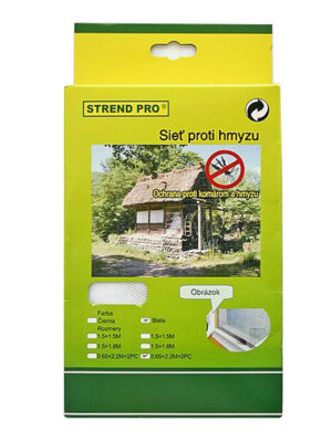 Sieť samolepiaca 220x140/2x65cm biela na balkóny proti hmyzu