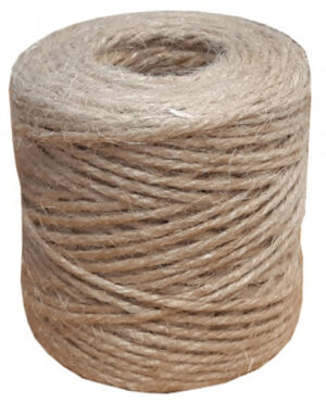 Špagát jutový TEX 500x3, 100g cievka, prírodný 1,75mm x 67m
