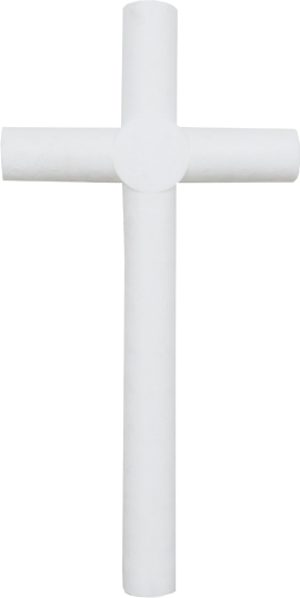 Polystyrénový kríž 50x25x46cm