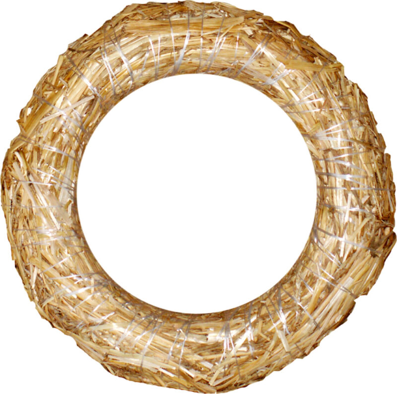Venček slamený kruh 40/6 cm