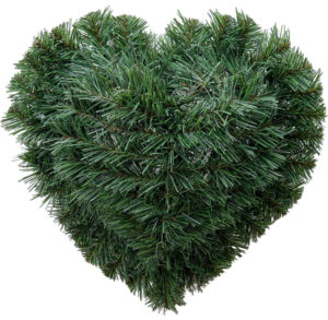 Srdce čečina 85cm -č.32