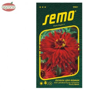 Cínia SM Redman - kaktusokvetá červevá, 0,7g