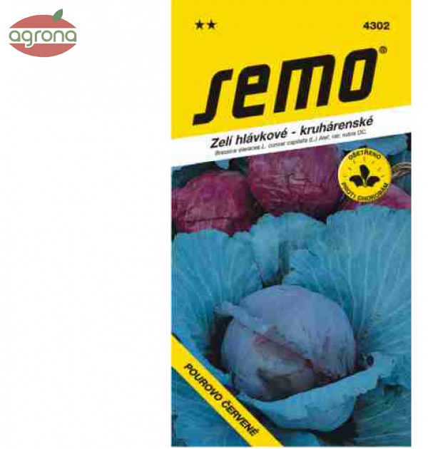 Kapusta červená neskorá SM Pourovo červené 0,8g