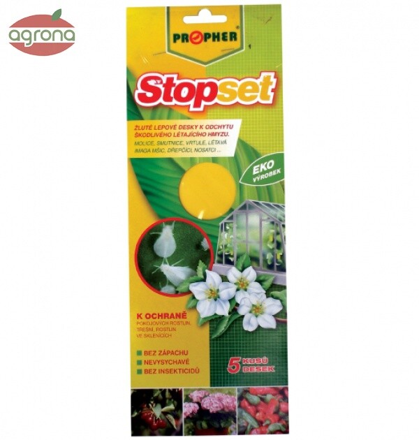 Lepové Stop set dosky žlté