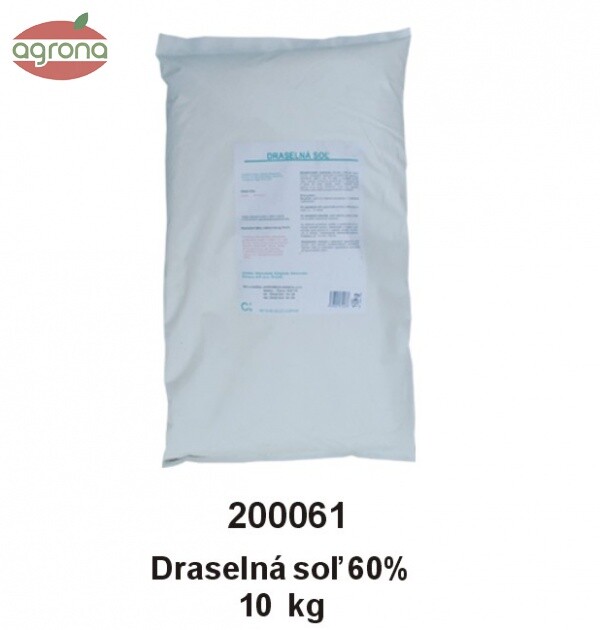 Draselná soľ 60% 10kg/100 P Agroracio