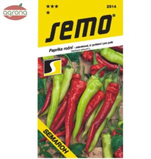 Paprika rýchlená SM Semaroh, aj na pole 0,6g